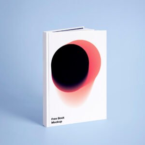 White Book Realistic Mockup